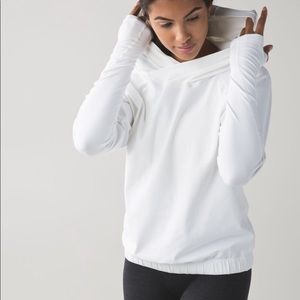 White Lululemon Pullover Hoodie
